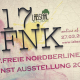 Einladungskarte zur 17. freien Nordberliner Kunstausstellung ( FNK ) im LabSaal Berlin Lübars
