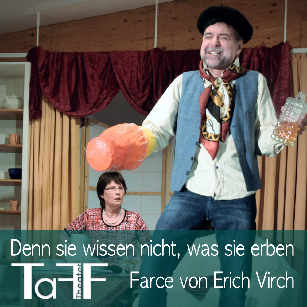 Denn sie wissen nicht was sie erben, Vorschau Plakat vom TaFF Theater im LabSaal Berlin Lübars und Heiligensee