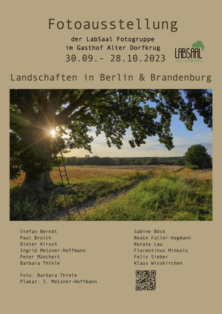 Plakat Landschaften in Berlin & Brandenburg