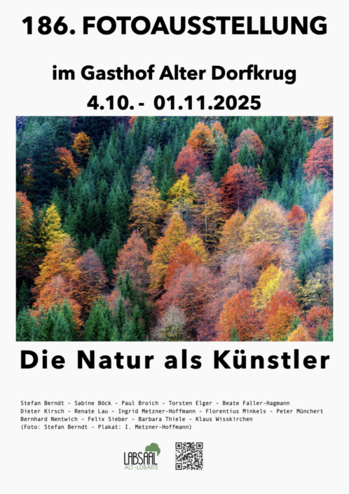 Plakat Natur als Künstler