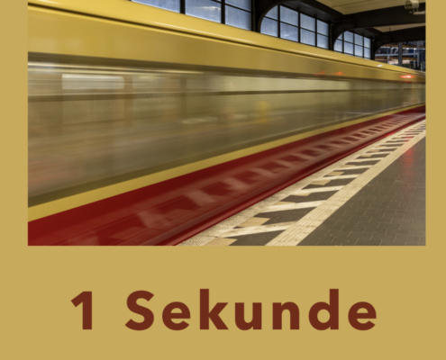 Plakat 1 Sekunde