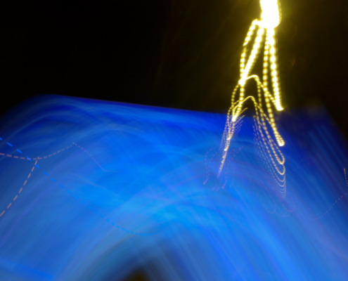 Gehen auf blauem Dunst, Fotografie von Ingrid Metzner-Hoffmann